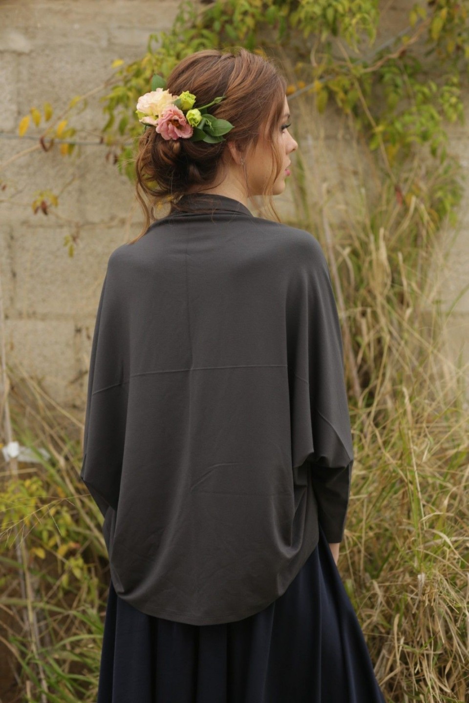 Grey Cardigan kimono